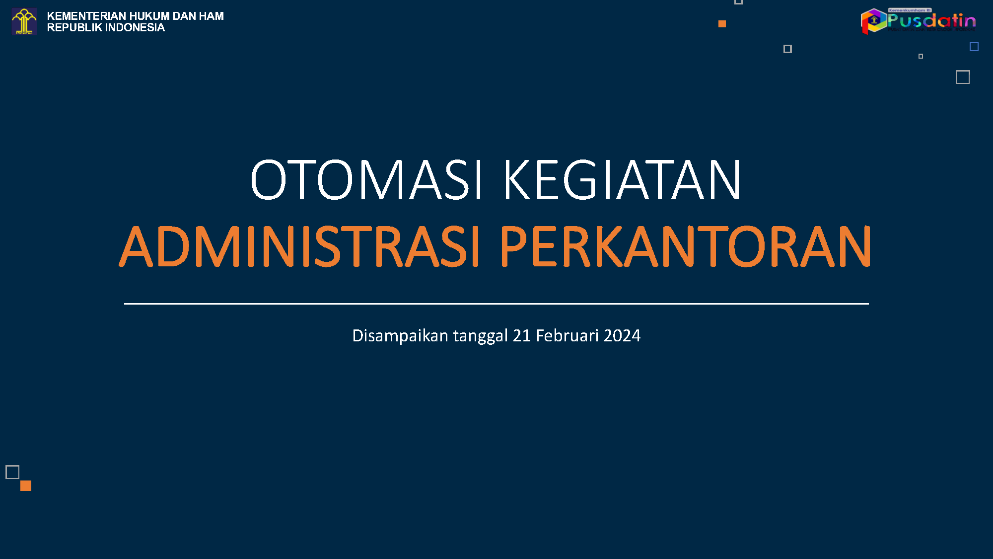 Otomasi Kegiatan Administrasi Perkantoran
