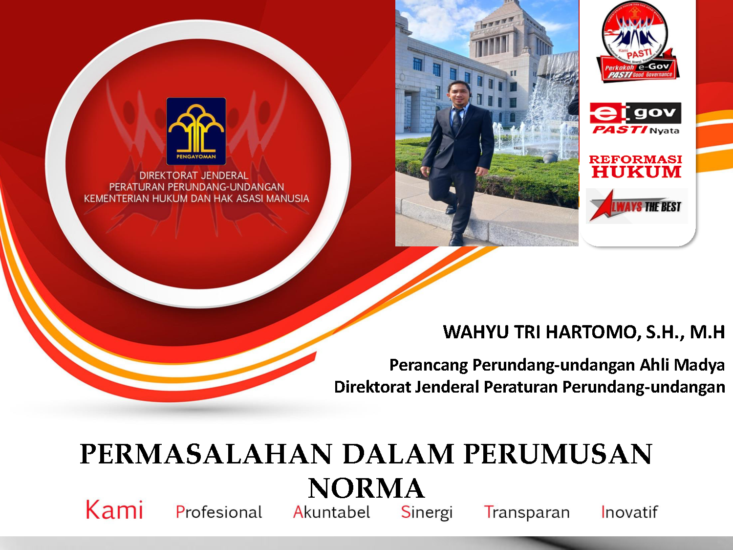 Permasalahan Dalam Perumusan Norma