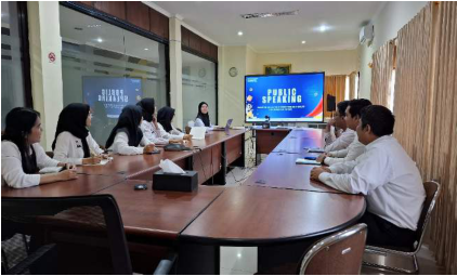 SHARING KNOWLEDGE “PENERAPAN TEKNIK PUBLIC SPEAKING YANG EFEKTIF BAGI CPNS DIVISI PPPH KANTOR WILAYAH KEMENTERIAN HUKUM KALIMANTAN TIMUR”