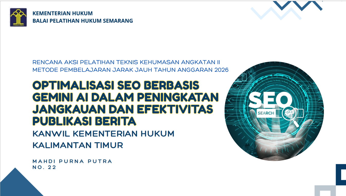 Optimalisasi SEO Berbasis Gemini AI Dalam Peningkatan Jangkauan dan Efektivitas Publikasi Berita 